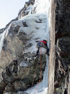 Ice climbing New England 1 photo by Jayson Nissen
